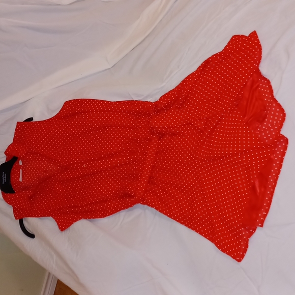 Ny & Co Red/White Stars Playsuit W/Button down front and loose shorts NEW COND - Picture 5 of 10